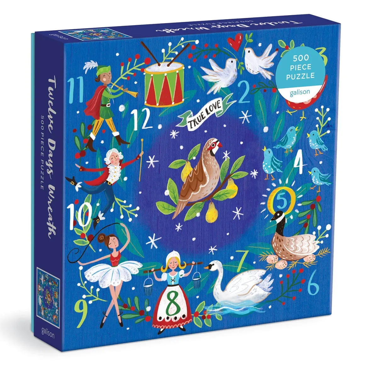 12 Days Wreath 500 Piece Puzzle