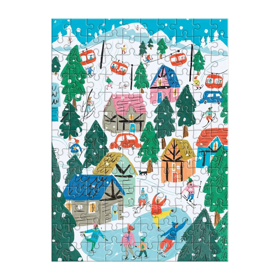 Alpine Cottage 130 Piece Puzzle Ornament