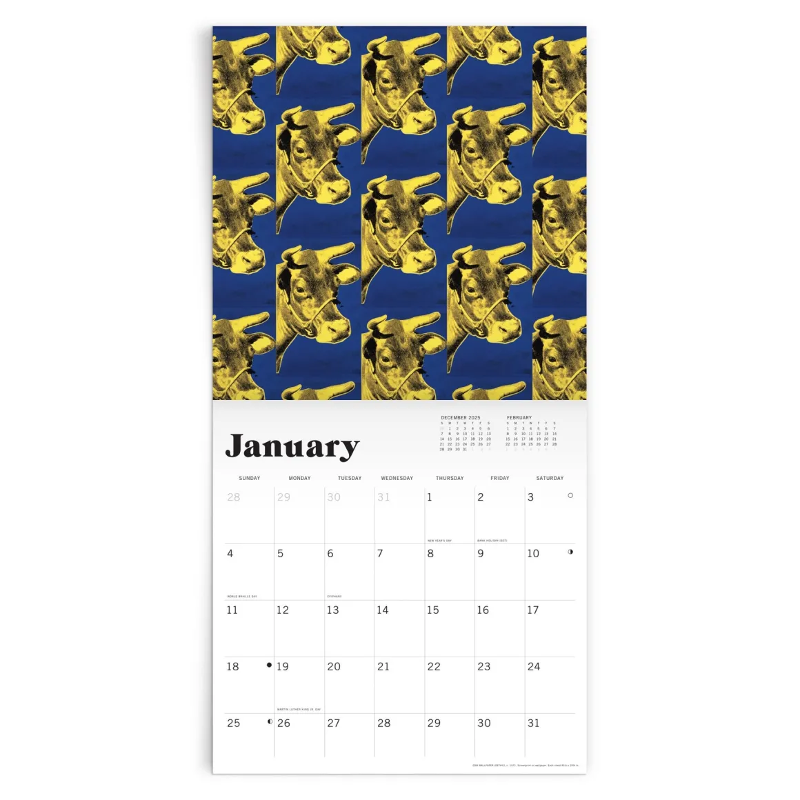 Andy Warhol 2026 Classic 12 x 12 Wall Calendar