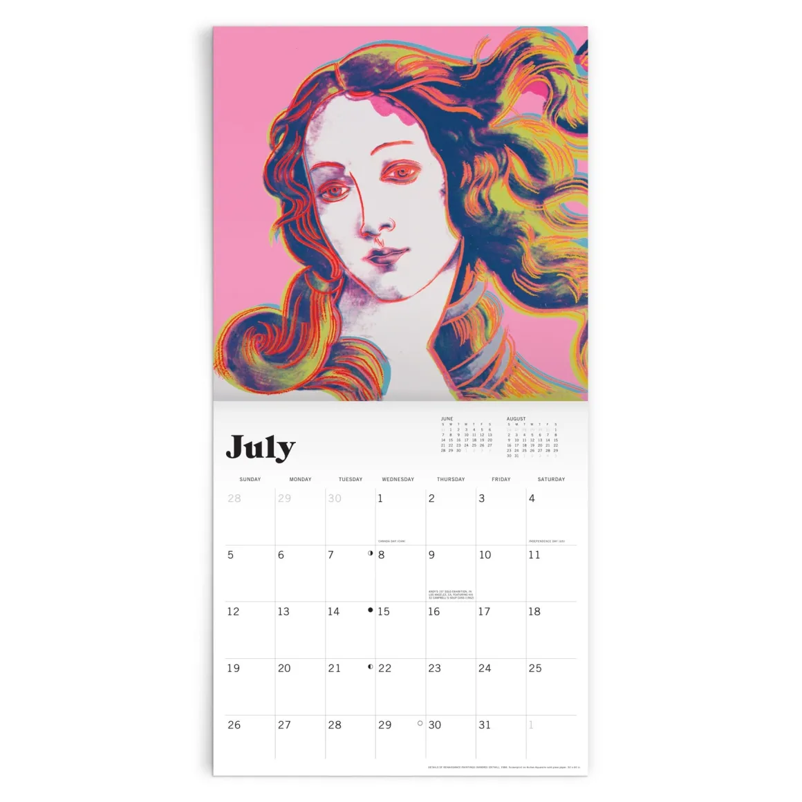 Andy Warhol 2026 Classic 12 x 12 Wall Calendar