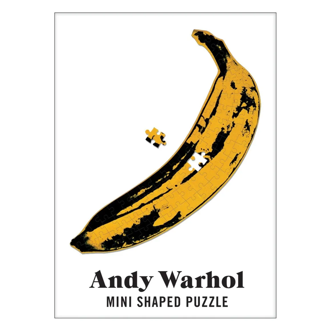 Andy Warhol Banana 100 Piece Mini Shaped Jigsaw Puzzle