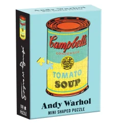 Andy Warhol Campbell's Soup 100 Piece Mini Shaped Jigsaw Puzzle
