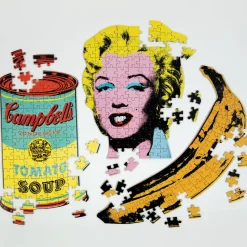Andy Warhol Marilyn 100 Piece Mini Shaped Jigsaw Puzzle