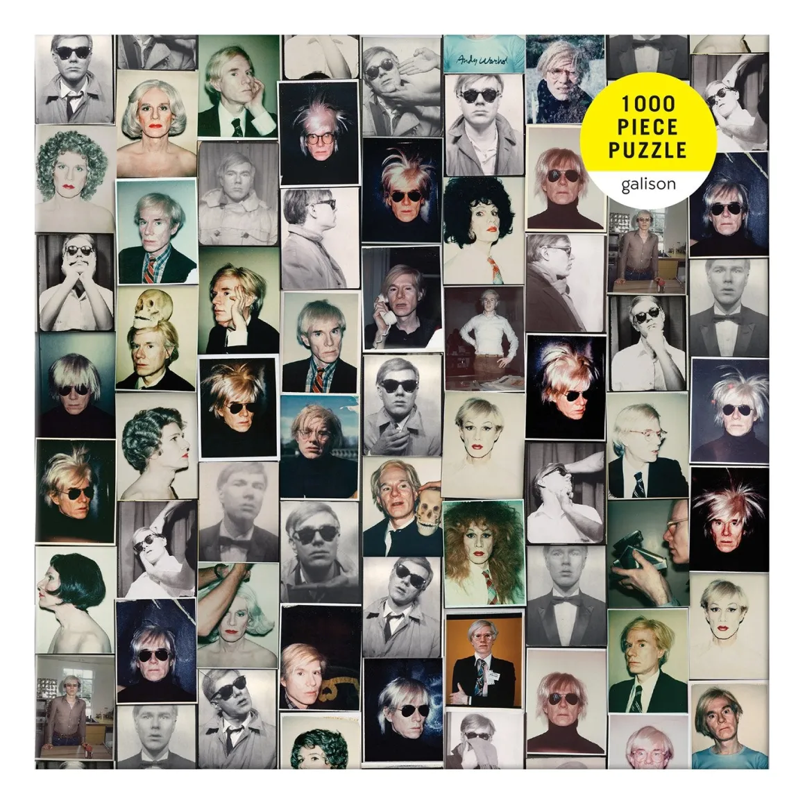 Andy Warhol Selfies 1000 Piece Jigsaw Puzzle