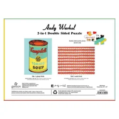 Andy Warhol Soup Can Double-Sided 500 Piece Jigsaw Puzzle