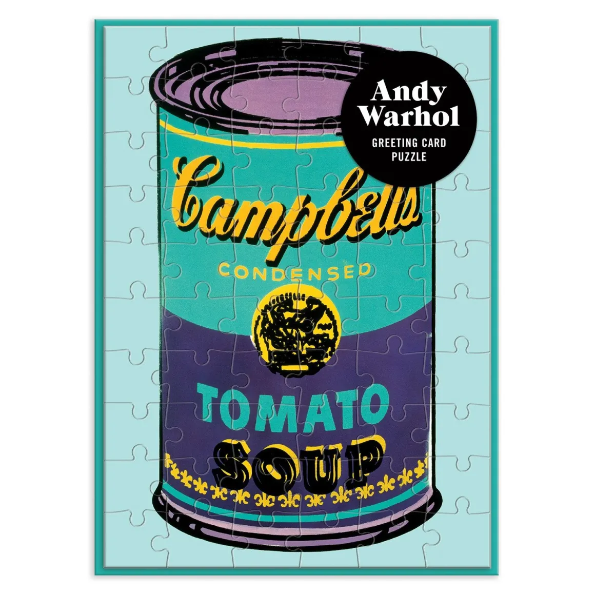 Andy Warhol Soup Can Greeting Card Puzzle