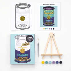 Andy Warhol Soup Can Paint By Number Kit
