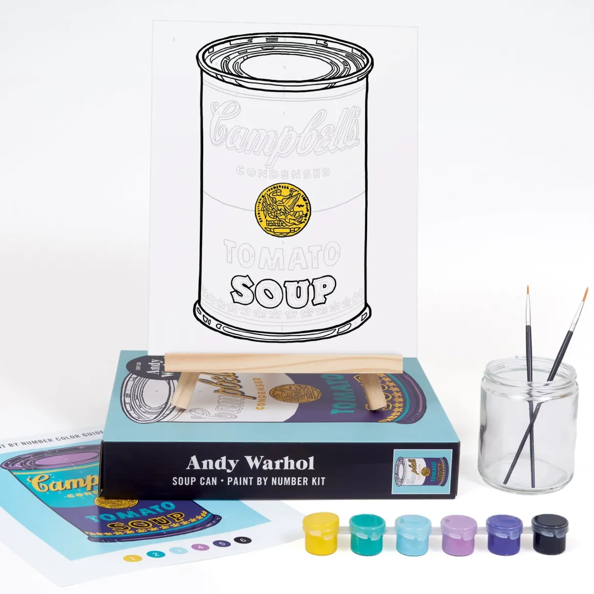 Andy Warhol Soup Can Paint By Number Kit
