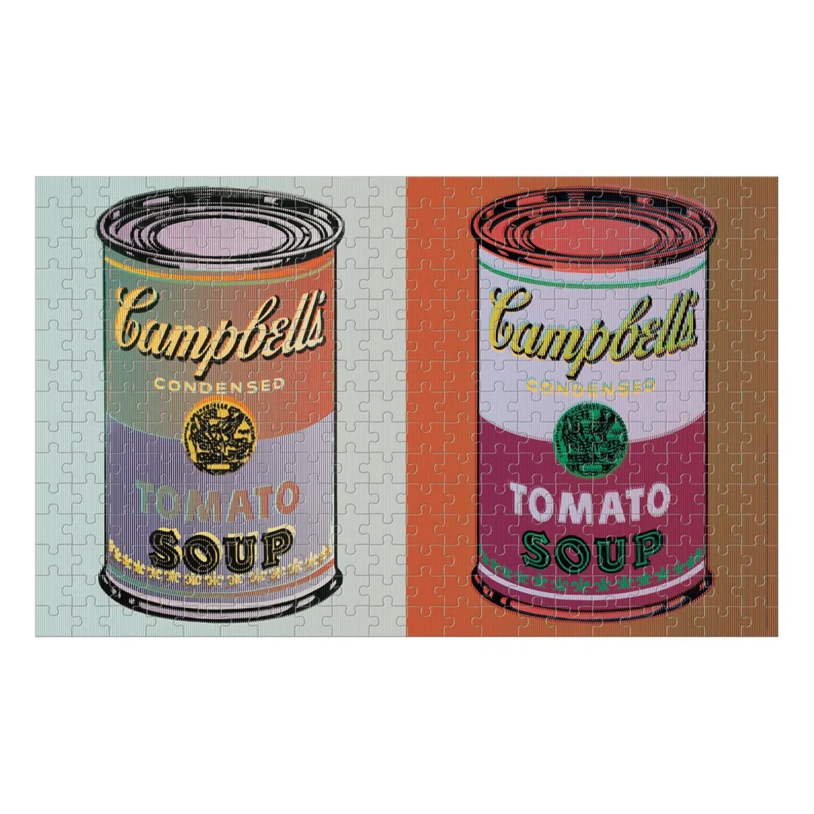 Andy Warhol Soup Cans 300 Piece Lenticular Jigsaw Puzzle