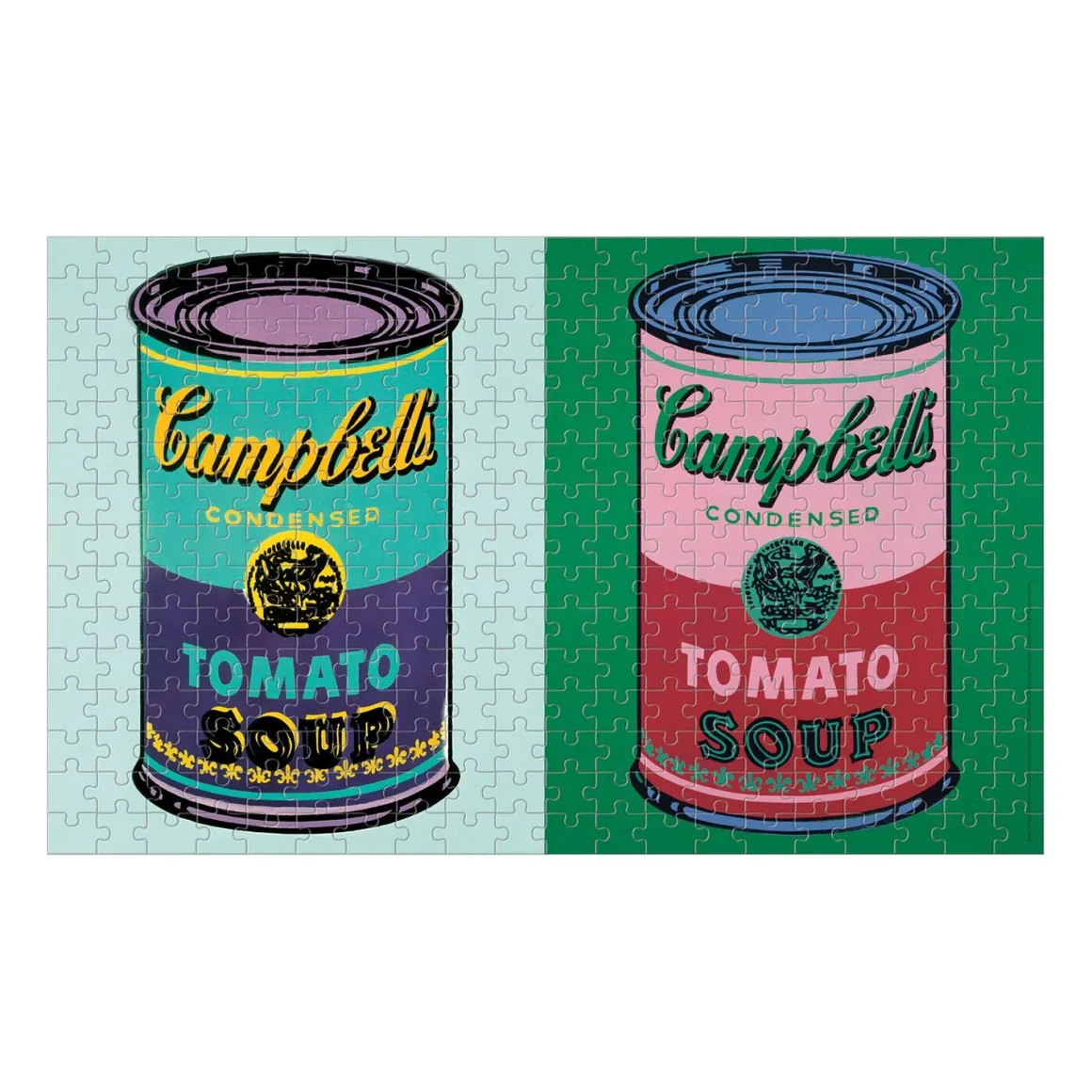 Andy Warhol Soup Cans 300 Piece Lenticular Jigsaw Puzzle
