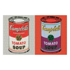 Andy Warhol Soup Cans 300 Piece Lenticular Jigsaw Puzzle