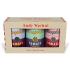 Andy Warhol Soup Cans Set of 3 Shaped Puzzles in Tins