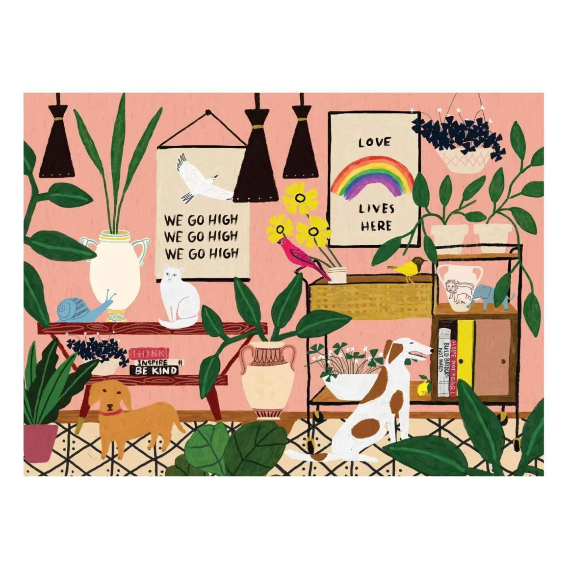 Anne Bentley Love Lives Here 1000 Piece Jigsaw Puzzle