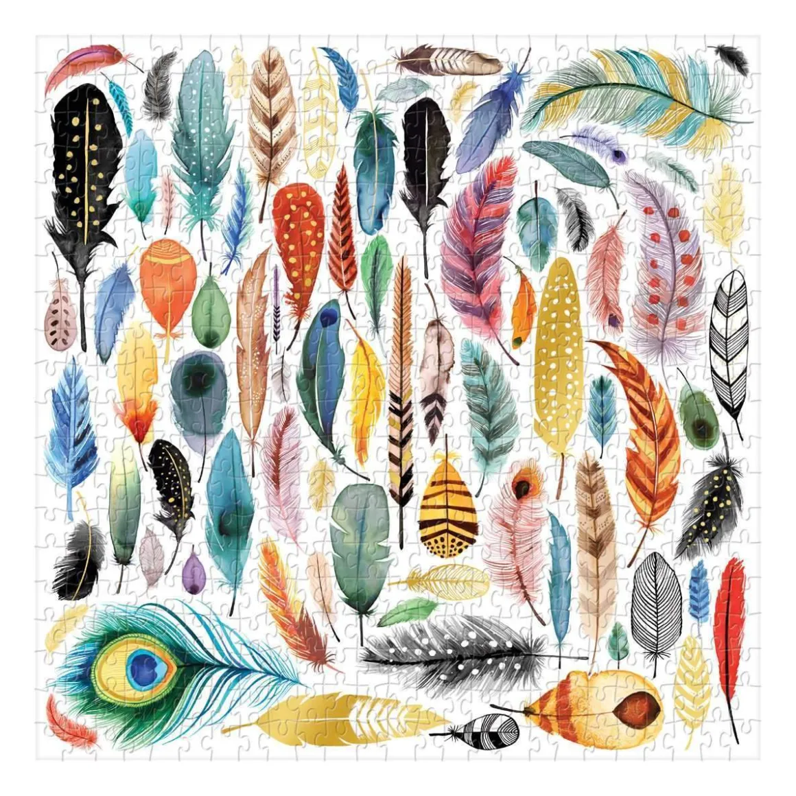 Arrows & Feathers 500 Piece Foil Jigsaw Puzzle