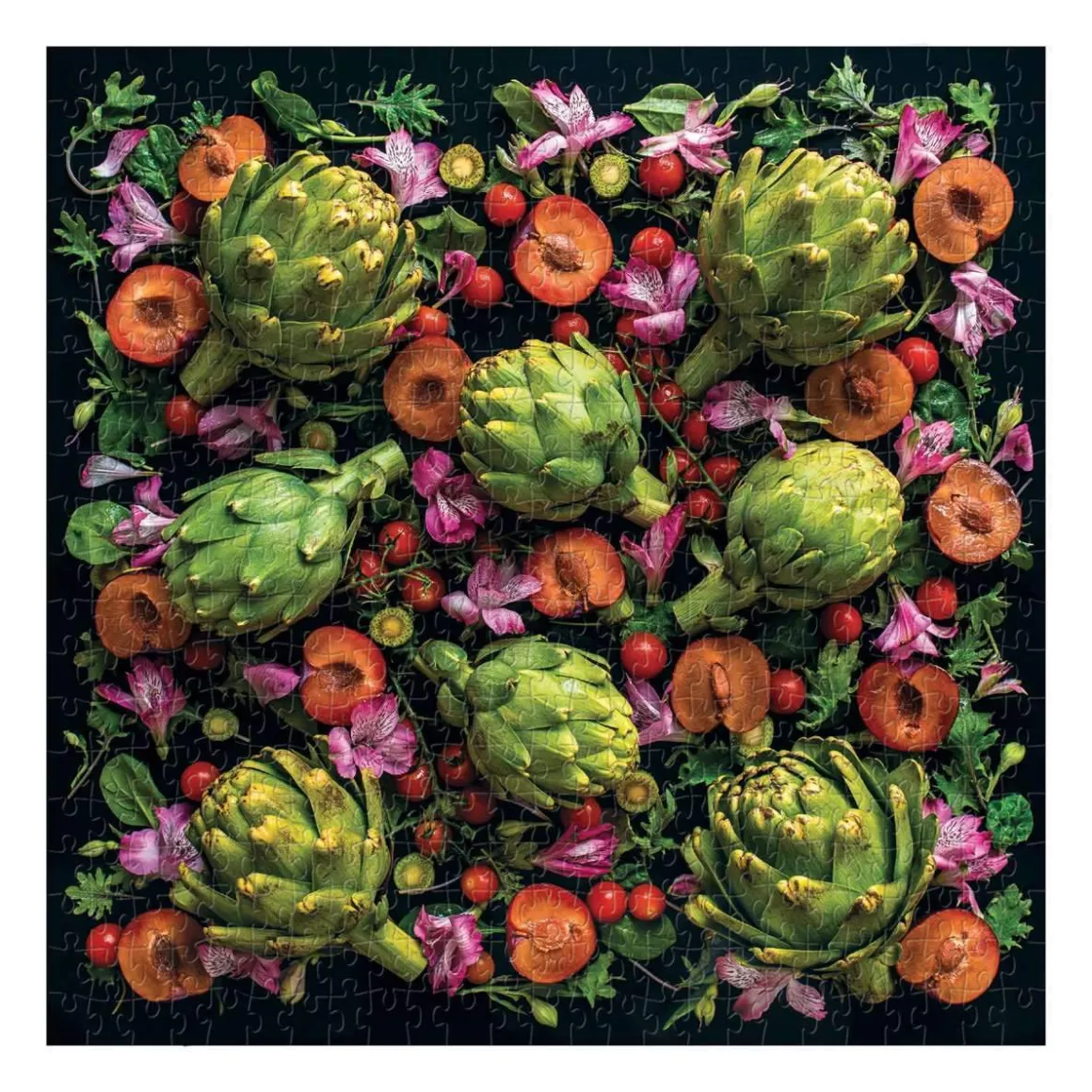 Artichoke Floral 500 Piece Jigsaw Puzzle