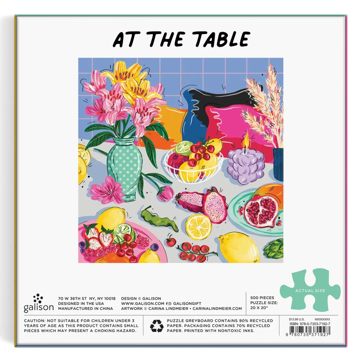 At the Table 500 Piece Puzzle