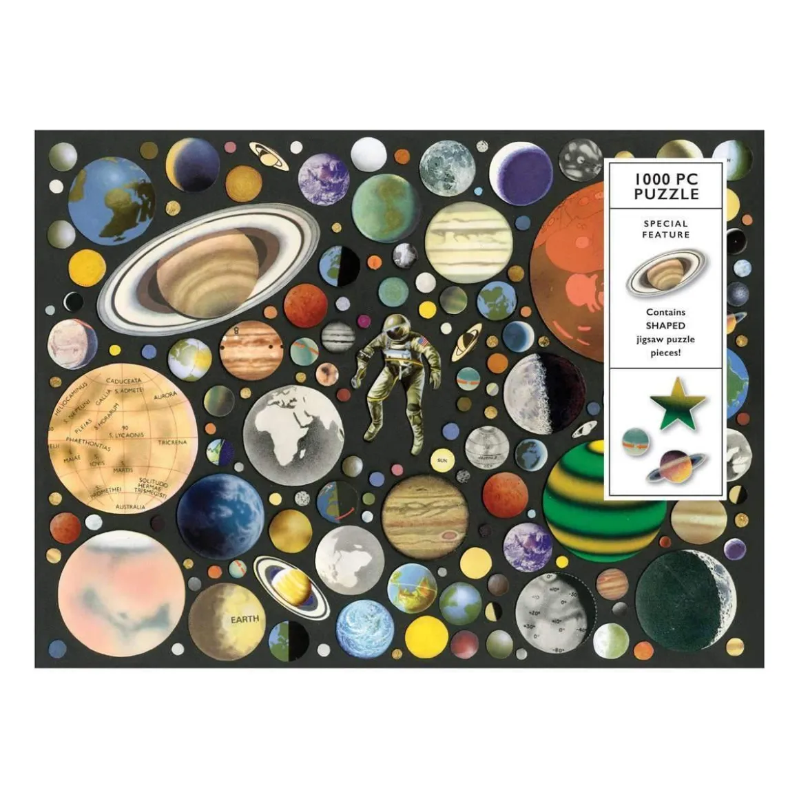 Ben Giles Zero Gravity 1000 Piece Jigsaw Puzzle With Shaped Pieces
