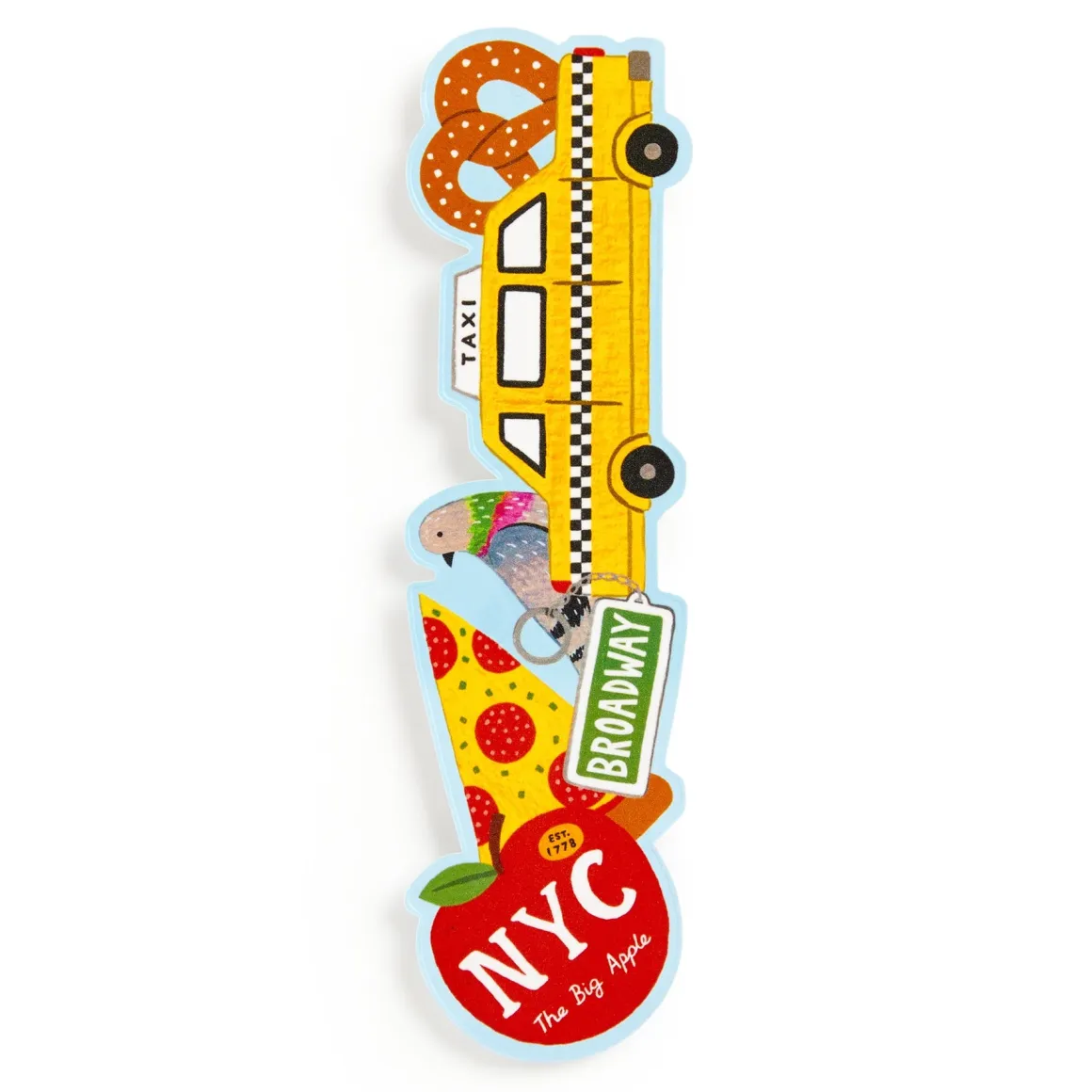 Big Apple Paper Bookmark