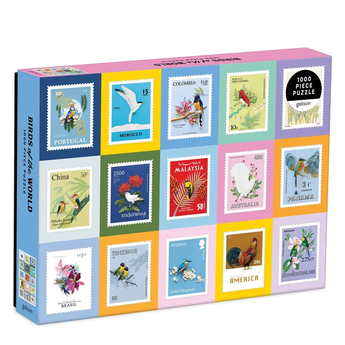 Birds of the World 1000 Piece Jigsaw Puzzle