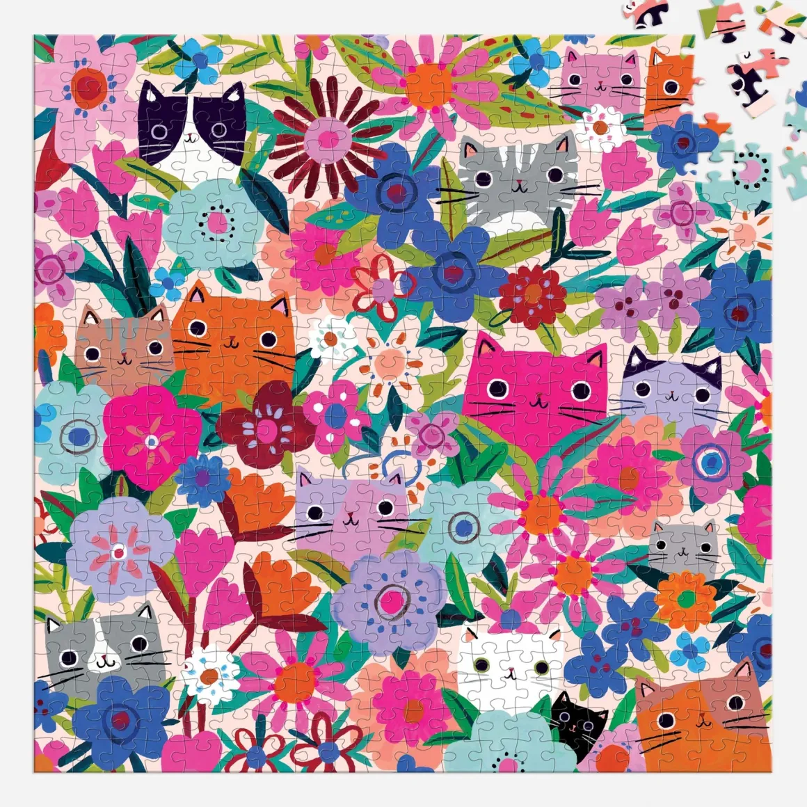 Blooming Cats 500 Piece Puzzle