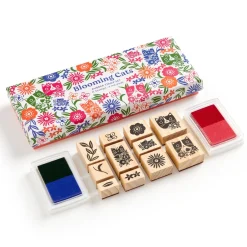 Blooming Cats Rubber Stamp Set