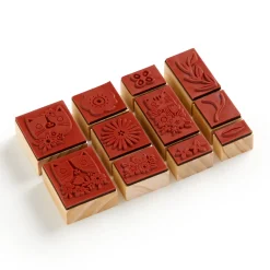 Blooming Cats Rubber Stamp Set