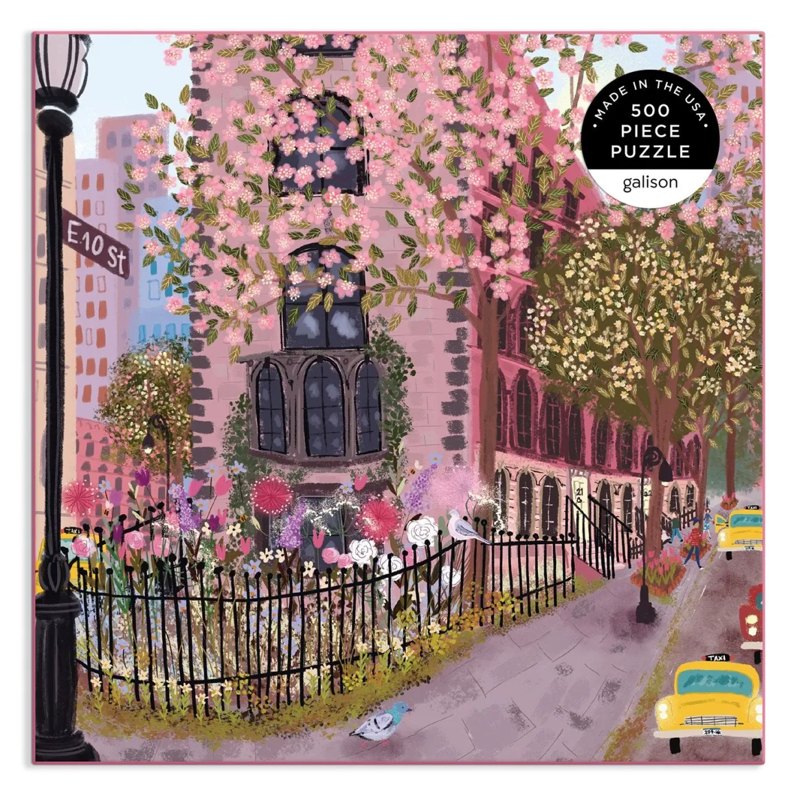 Blooming Streets 500 Piece Jigsaw Puzzle