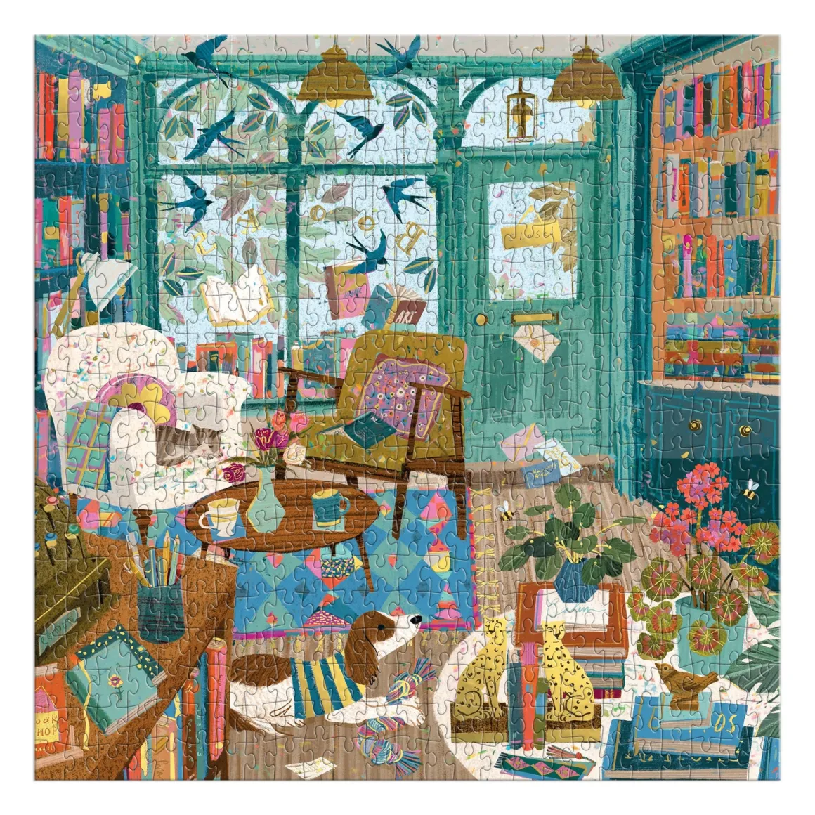 Bookshop Afternoon 500 Piece Foil Puzzle