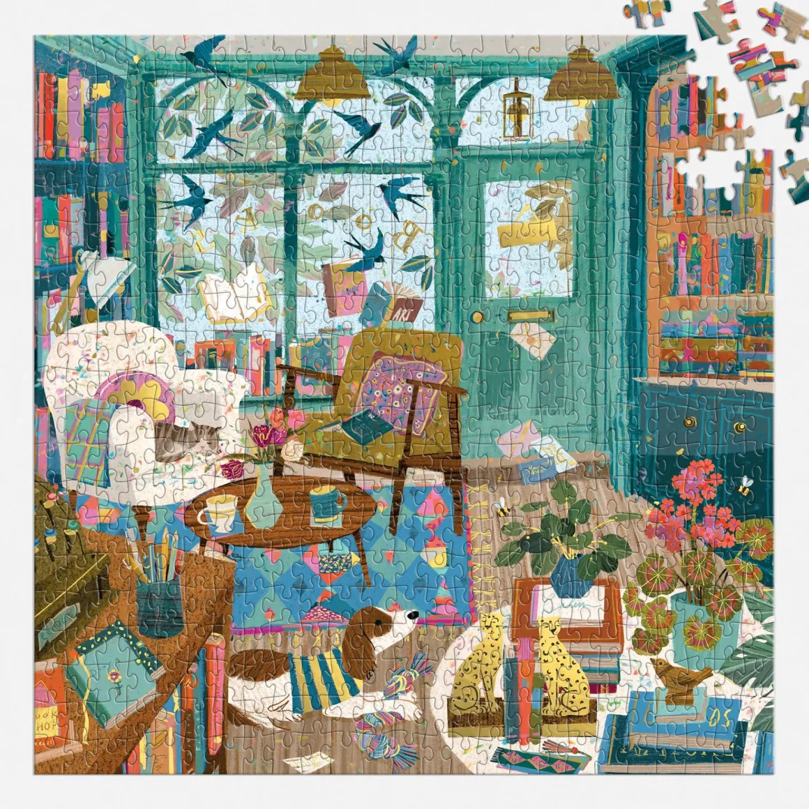 Bookshop Afternoon 500 Piece Foil Puzzle