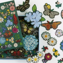 Butterfly Botanica 500 Piece Puzzle with Shaped Pieces