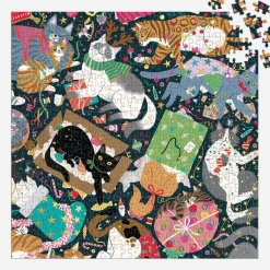 Catmas Chaos 500 Piece Foil Puzzle