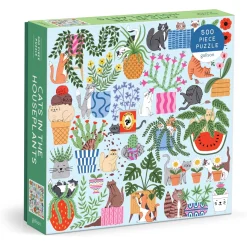 Cats in the Houseplants 500 Piece Puzzle