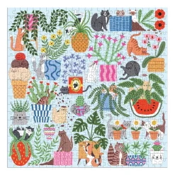 Cats in the Houseplants 500 Piece Puzzle