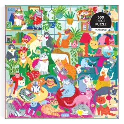 Caturday Afternoon 500 Piece Family Puzzle