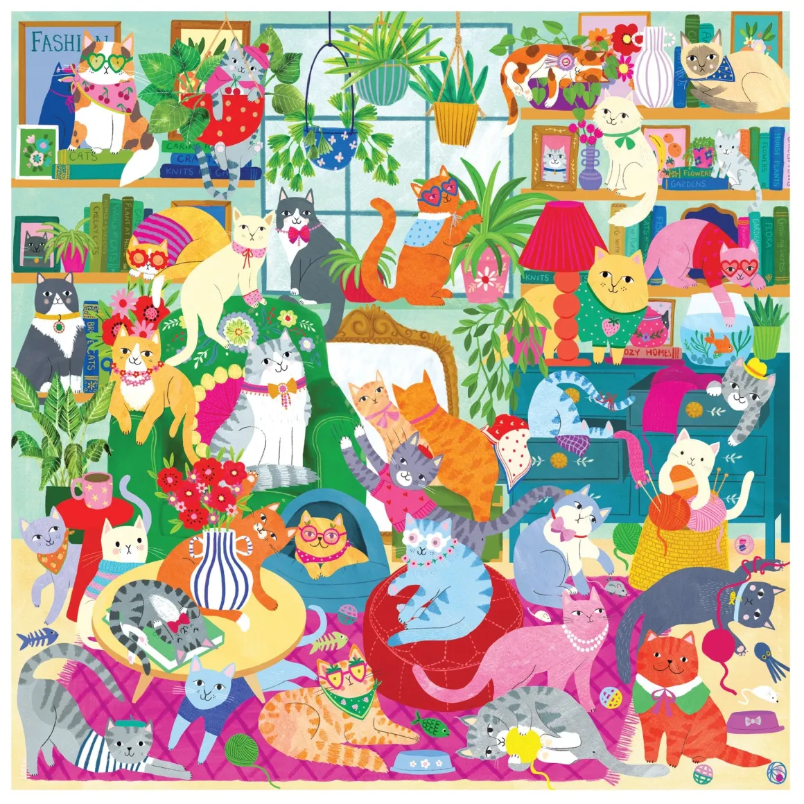Caturday Afternoon 500 Piece Family Puzzle