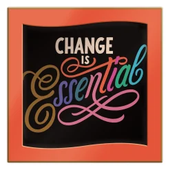 Change Is Essential Porcelain Tray