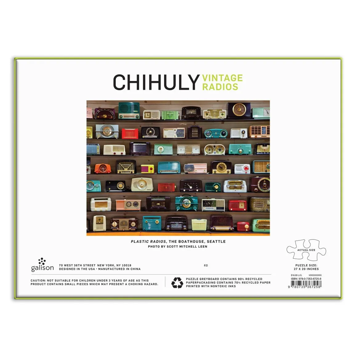 Chihuly Vintage Radios 1000 Piece Jigsaw Puzzle