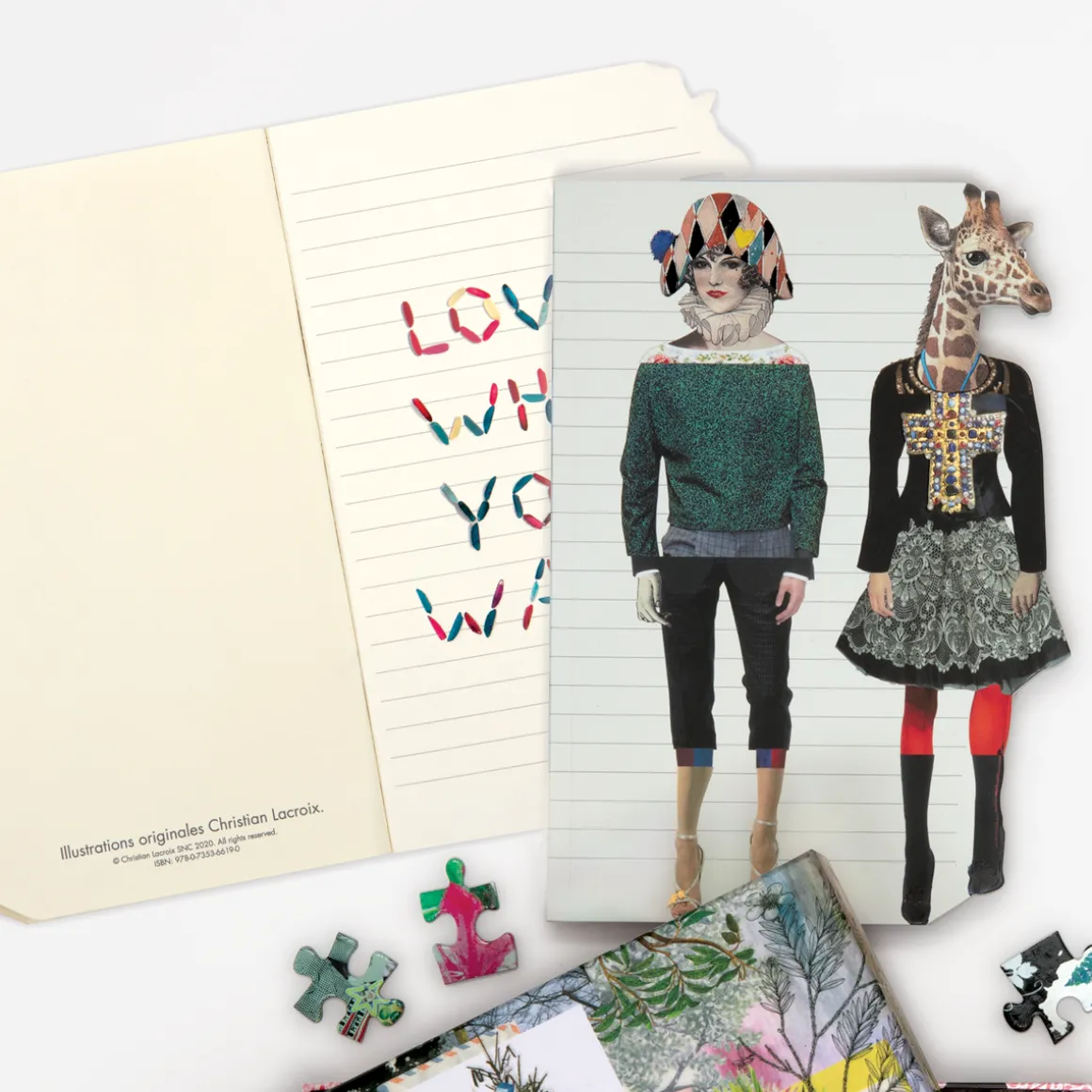 Christian Lacroix Heritage Collection Love Who You Want Die-Cut Notebook