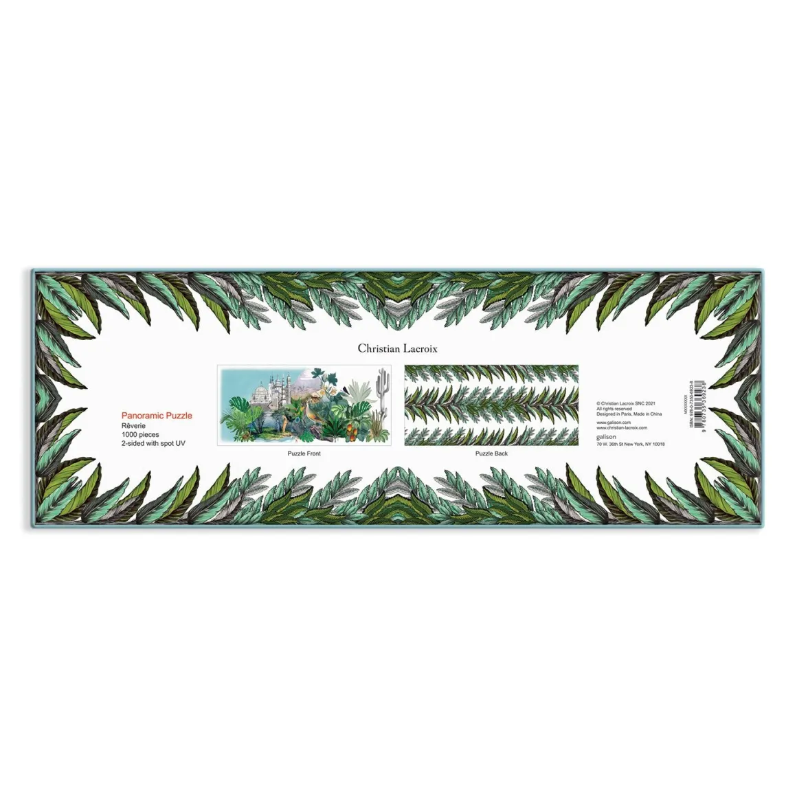 Christian Lacroix Heritage Collection Rêveries 1000 Piece Panoramic Puzzle