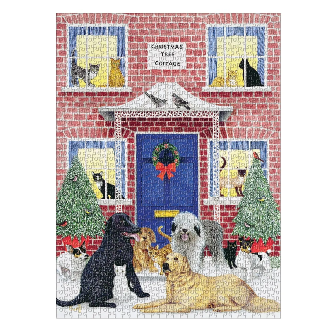Christmas Cottage 1000 Piece Jigsaw Puzzle