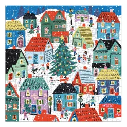 Christmas in the Village 500 Piece House Puzzle