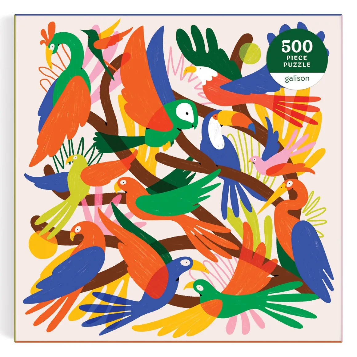 Chromatic Birds 500 Piece Puzzle