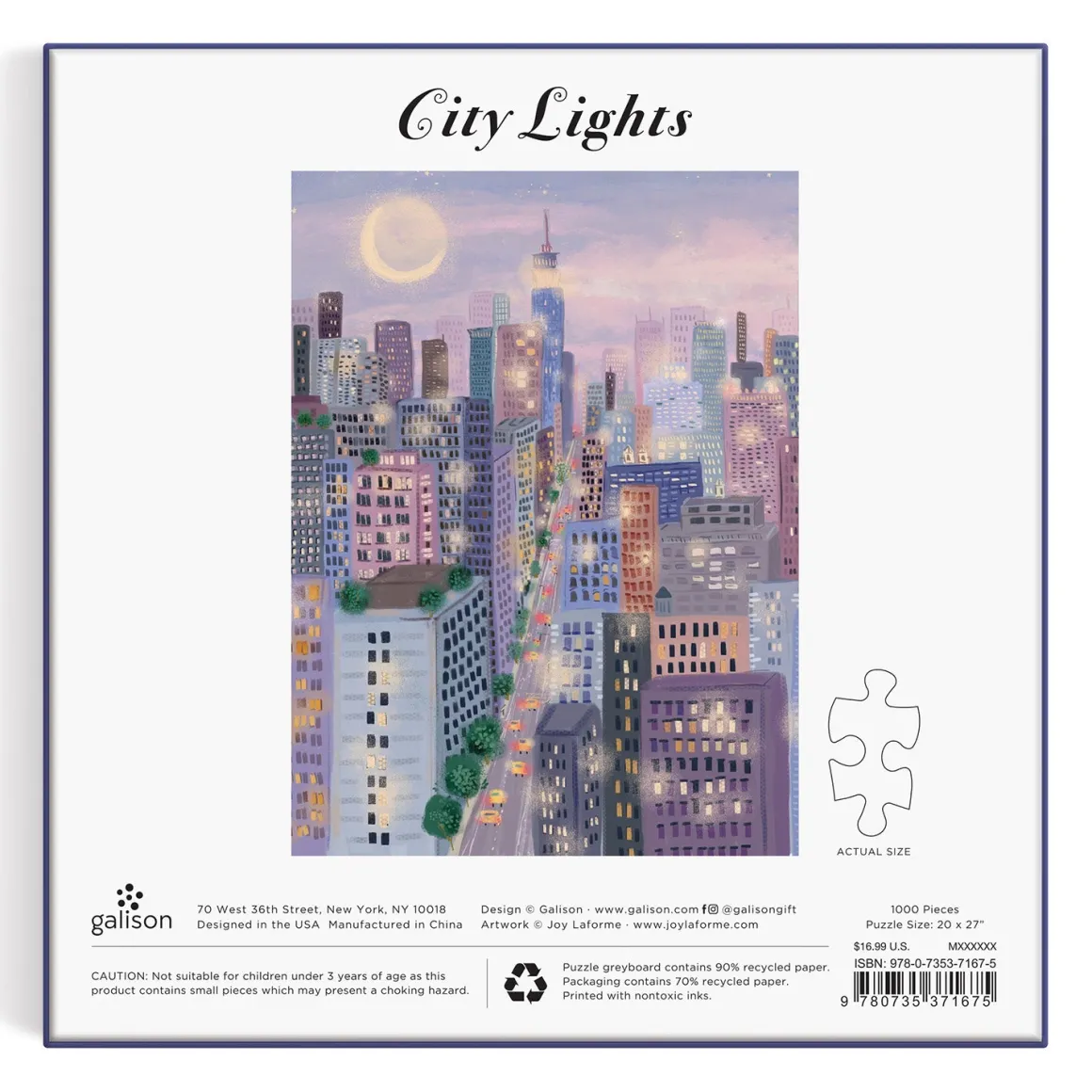 City Lights 1000 Piece Puzzle