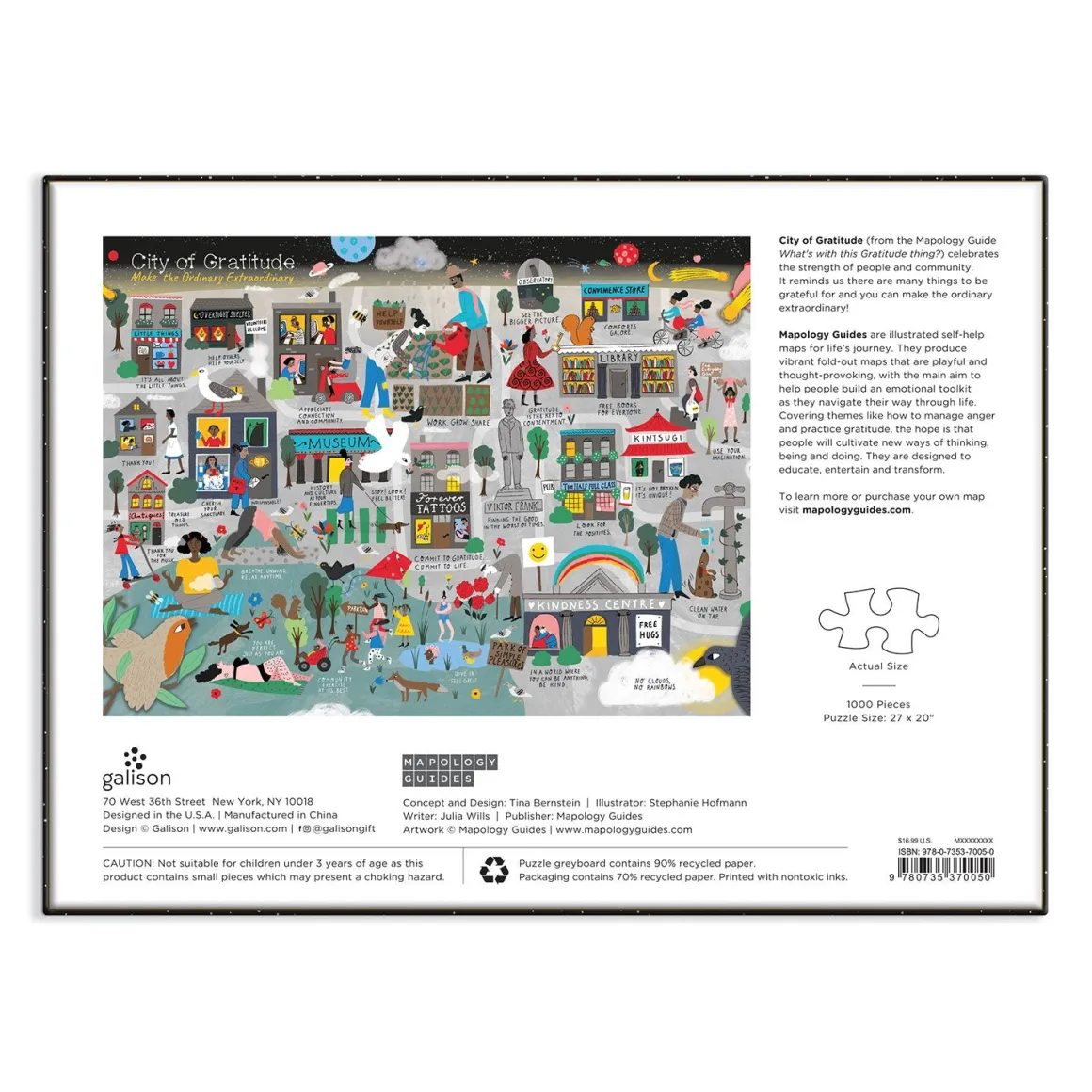 City of Gratitude 1000 Piece Jigsaw Puzzle
