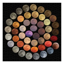 Colors of the Moon 500 Piece Puzzle