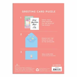Confetti Birthday Cake Greeting Card Puzzle