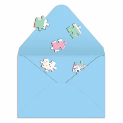 Confetti Birthday Cake Greeting Card Puzzle