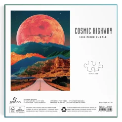 Cosmic Highway 1000 Piece Puzzle in a Square Box