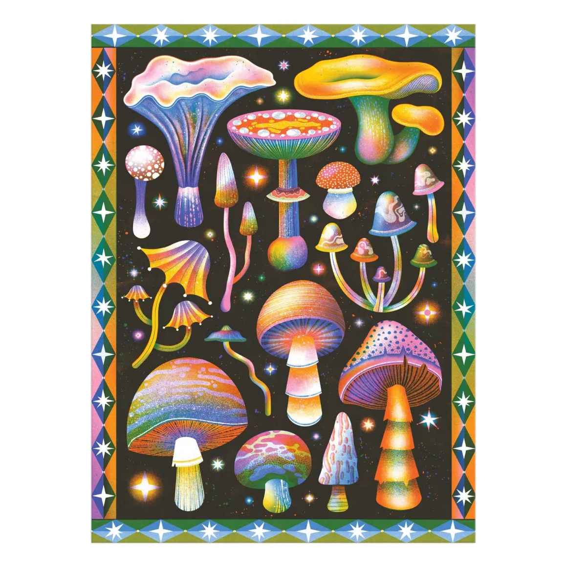 Cosmic Mushrooms 1000 Piece Puzzle