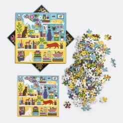 Curious Cats 500 Piece Jigsaw Puzzle